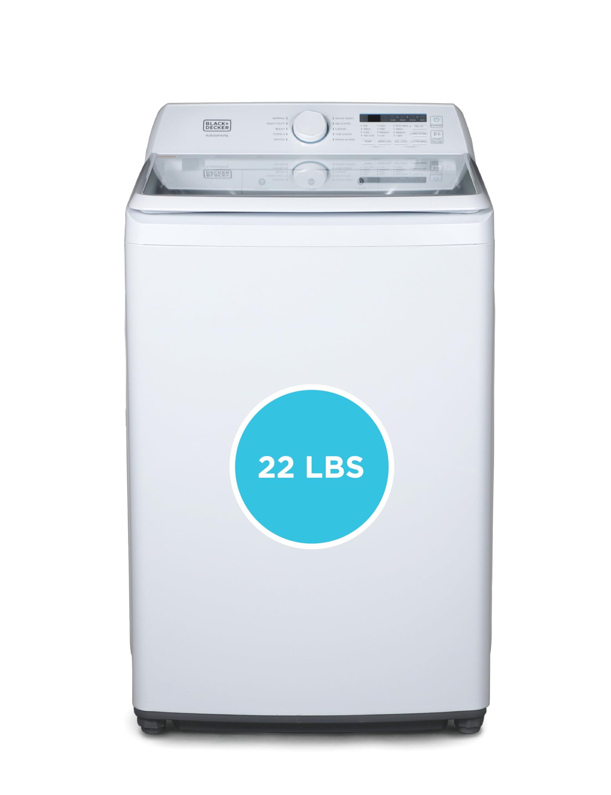 Megページ① Amazon.com: BLACK+DECKER 4.1 Cu. Ft. Top Loading Washing